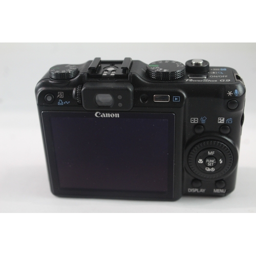 39 - Canon Powershot G9 Digital Compact Camera Working w/ Canon 6x IS Zoom Lens