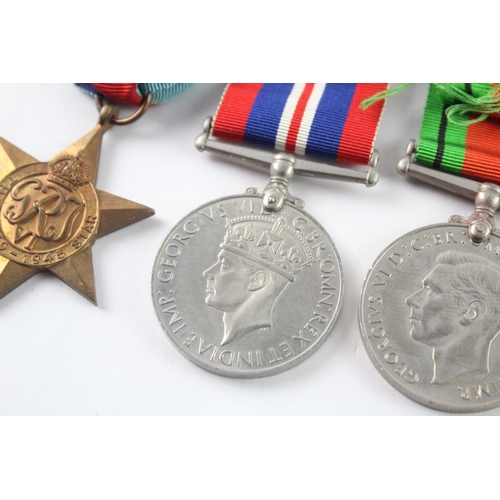 4 - Boxed WW2 Medal Pairs with Award Sheet Inc Mounted 1939-45 Star Pair