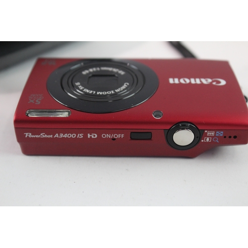 41 - Canon Powershot A3400 IS Digital Compact Camera Working with 5x IS Optical Zoom