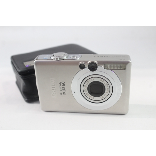 46 - Canon IXUS 60 Digital Compact Camera Working w/ Canon 3x Optical Zoom Lens