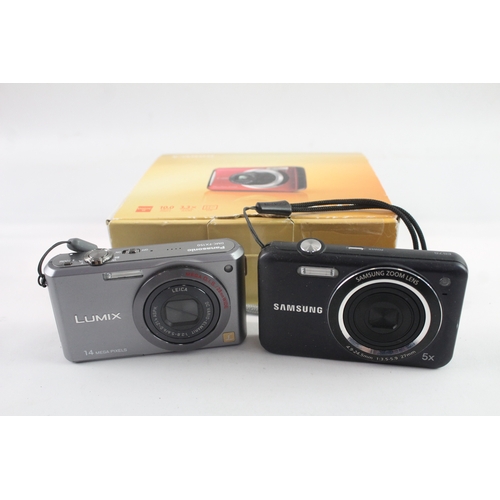 48 - Digital Compact Cameras Working Inc Canon, Panasonic & Samsung x 3
