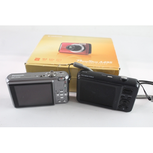 48 - Digital Compact Cameras Working Inc Canon, Panasonic & Samsung x 3