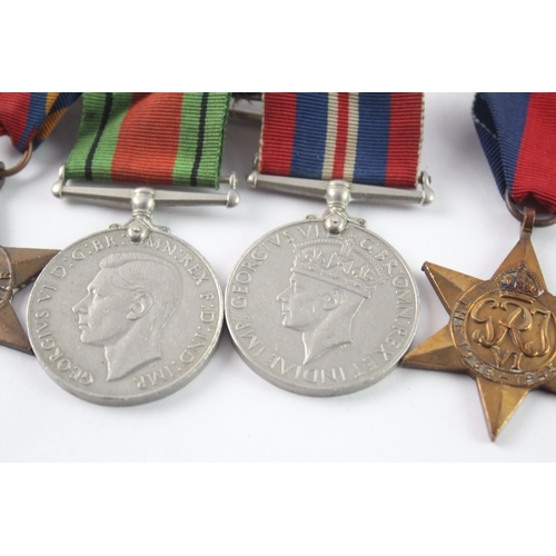 7 - WW2 Mounted Medal Groups Inc Pacific, Burma Star, Etc