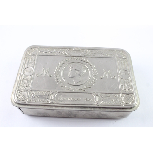 9 - Chromed WW1 1914 Christmas Princess Mary Tin