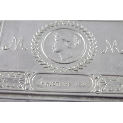 9 - Chromed WW1 1914 Christmas Princess Mary Tin