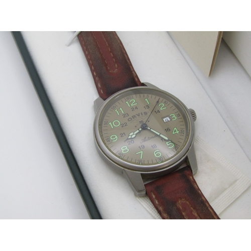 101 - Boxed automatic Orvis watch