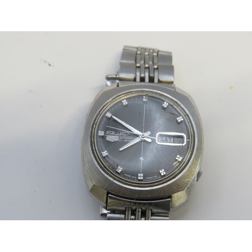 116 - Seiko 5 day date watch