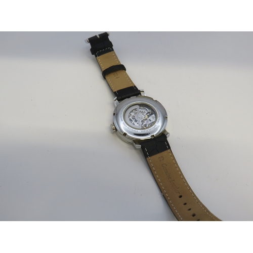 121 - Boxed Rotary skeleton watch