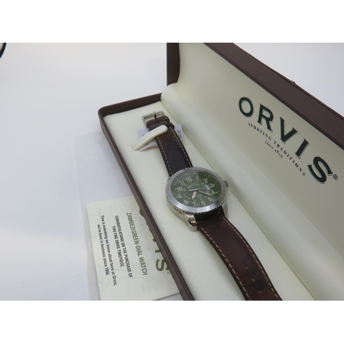 122 - Boxed Orvis watch