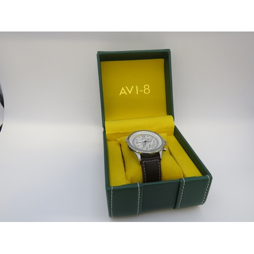 124 - Boxed AV1-8 Hawker Hunter watch