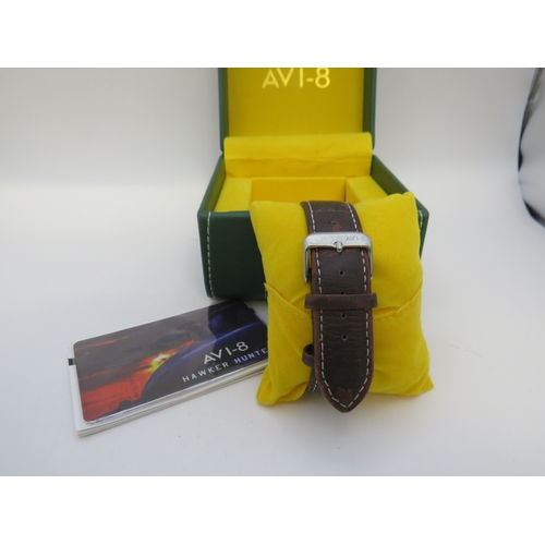 124 - Boxed AV1-8 Hawker Hunter watch