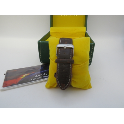 124 - Boxed AV1-8 Hawker Hunter watch