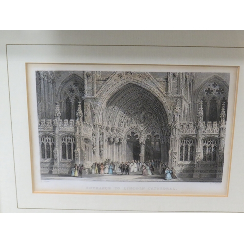122 - Three gilt framed pictures including watercolour paintings.