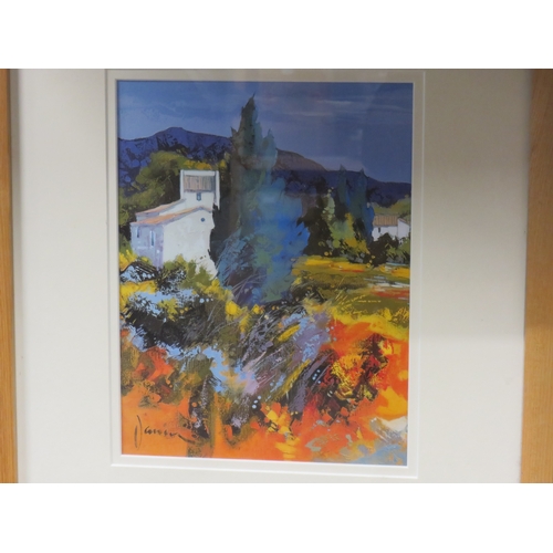 123 - Two framed pictures.