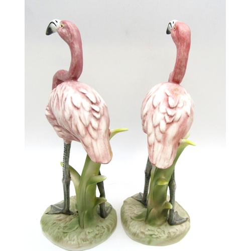 44 - A pair of Goebel fine porcelain Pink Flamingo figurine's.
C1970s