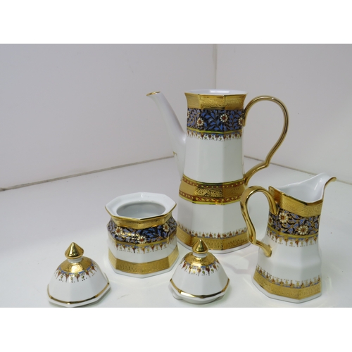 7 - Hand painted Thai coffee set