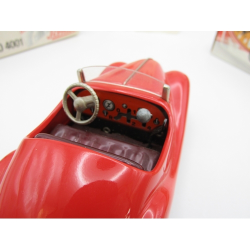 Schuco Examico 4001 replica wind up car with key, boxed with