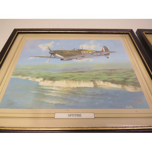 142 - Two aeroplane pictures