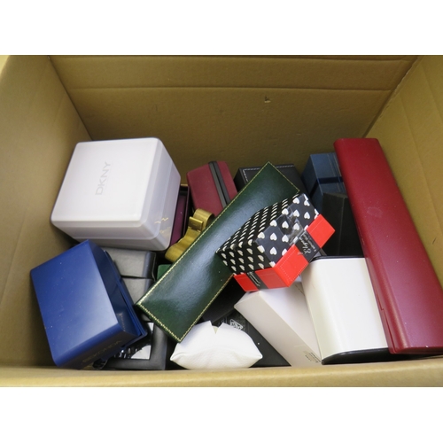404 - Job lot of boxed watches to include Seiko, Rotary etc