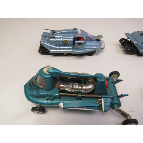 279 - Collectable toys including Captain Scarlet Spectrum Jet plane's, Dinky 102 Joe's Car and five Spectr... 