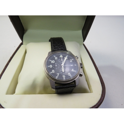 440 - Boxed Orvis chronograph watch