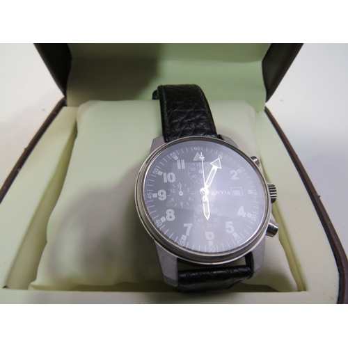 440 - Boxed Orvis chronograph watch