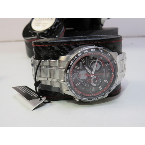 449I - Citizen Red Arrows chronotime A.T Limited Edition watch, wallet and helmet set to commemorate their ... 
