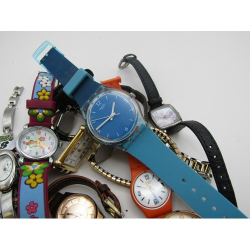 156 - Collection of watches, including swatch and boxed