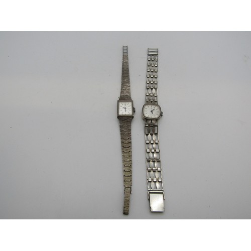161 - Two sterling silver ladies' watches - 36.2g