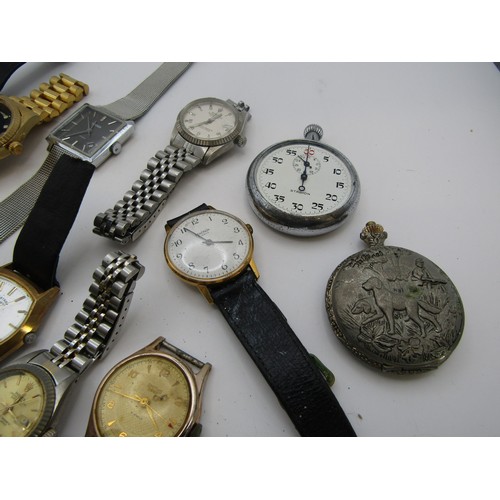 60I - Assorted old watches and pocket watches