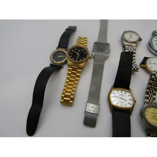 60I - Assorted old watches and pocket watches