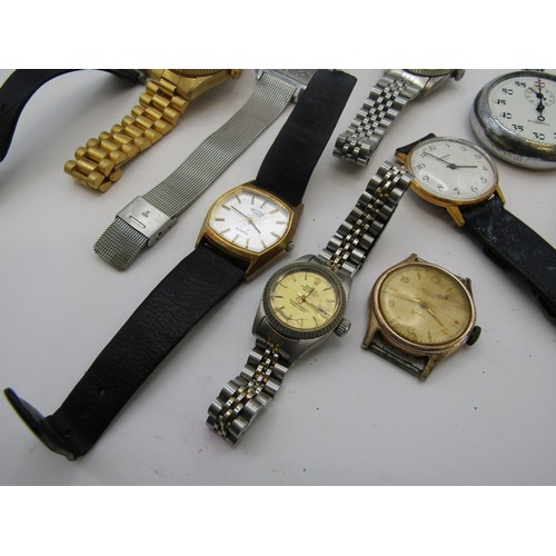 60I - Assorted old watches and pocket watches