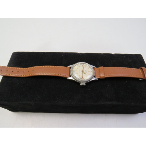 435 - Oris automatic watch with leather strap