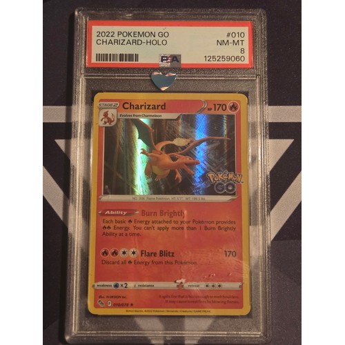 11 - 2022 Pokemon Go Charizard-Holo
PSA #10 NM-MT 8
