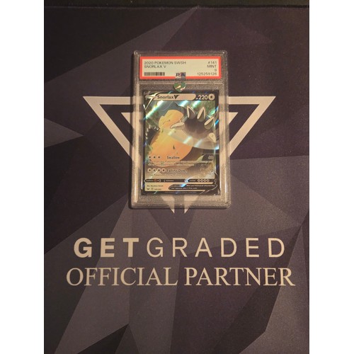 18 - 2020Pokemon SWSH Snorlax V 
PSA #41 Mint 9