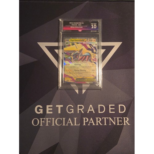 22 - Mega Manectric EX 050/132-2025
Mega Evolution
Get Graded GEM Mint 10