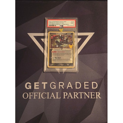 28 - 2021 Pokemon SWSH BSP
Greninja-Gold Star Celebrations ELT.TRNR.BOX
PSA #144 MINT 9
