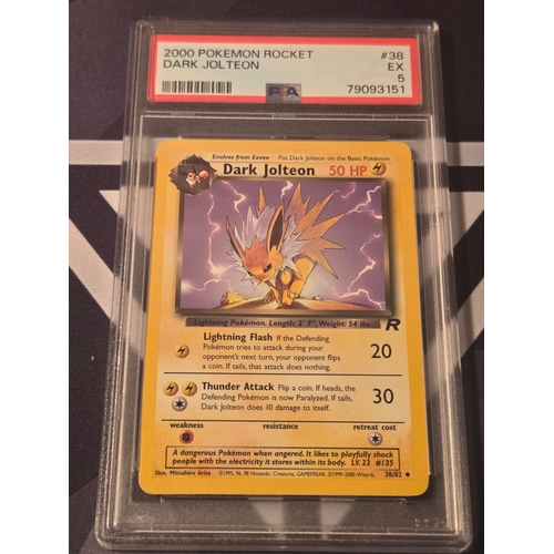 48 - 1999 Pokèmon Jungle Vaporeon 1st Edition #28 NM-MT 8 
2000 Pokèmon Rocket Dark Jolteon #38 EX 5