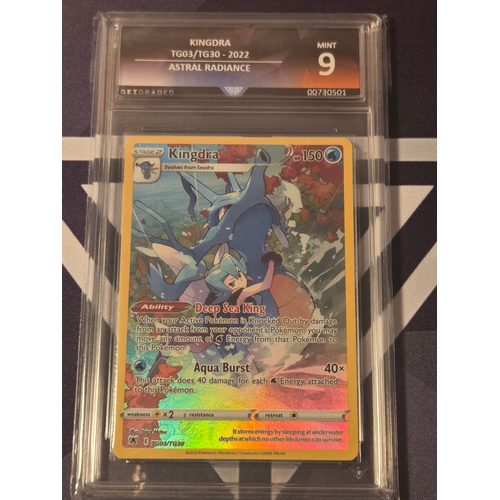 49 - Team Rocket's Murkrow 200/182- 2025 
Destined Rivals Gem Mint 10.
Kingdra TG03/TG30-2022 Astral Radi... 