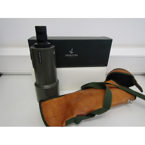 1 - Swarovski Optik spotting scope with box and carrycase.