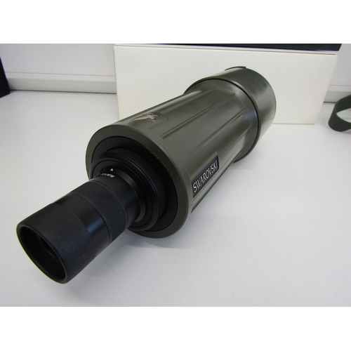 1 - Swarovski Optik spotting scope with box and carrycase.