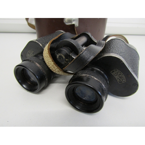 2 - A pair of Carl Zeiss Jena Jenoptem binoculars with case.