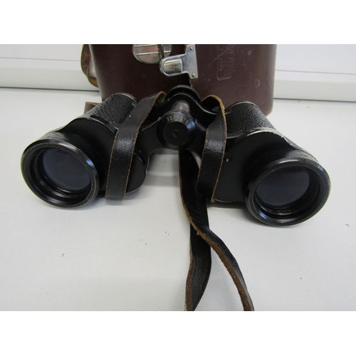 2 - A pair of Carl Zeiss Jena Jenoptem binoculars with case.