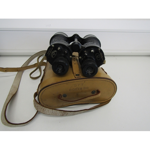 3 - Vintage WW2 era British Military binoculars - Ross of London Bino Prism No.5 MK 5 model with origina... 