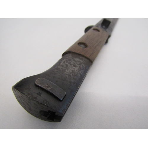 6 - Vintage Military German Rifle Bayonet and Scabbard.