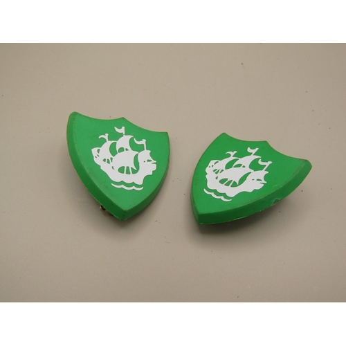 11 - Two vintage Blue Peter Badges.