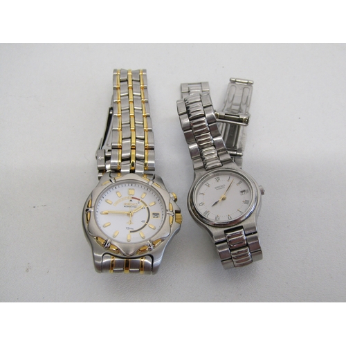 13 - Two Seiko Kinetic watches.