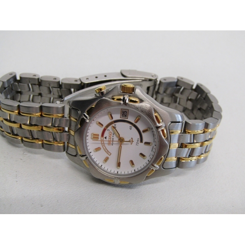 13 - Two Seiko Kinetic watches.
