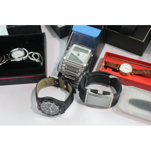 642 - Job Lot Assorted Boxed Watches Quartz Ice Skmei UNTESTED