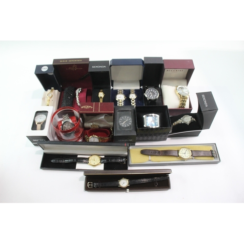 647 - Job Lot Assorted Boxed Watches Quartz Lorus Ben Sherman UNTESTED